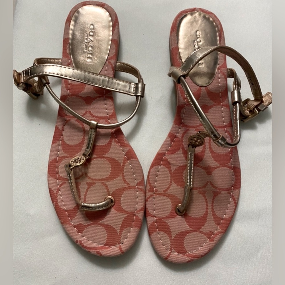 Coach tong sandals